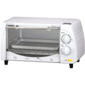 Brentwood white 9-liter 4-slice toaster oven broiler