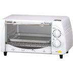 Brentwood white 9-liter 4-slice toaster oven broiler