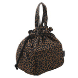 Brentwood 10L Insulated Canvas Lunch Tote Cooler Bag, Leopard Brown