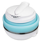 Brentwood KT-1508BL Dual Voltage 120/220V Collapsible Travel Kettle, 0.8 Liter, Blue