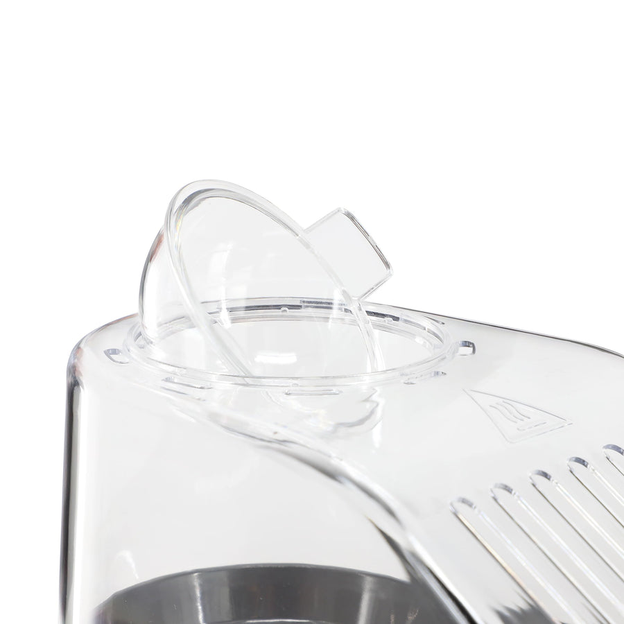 MegaChef 1200W Hot Air Popcorn Popper, Oil-Free Electric Popcorn Maker with Measuring Cup, Red