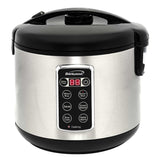 Brentwood RC-5116DS 6-Function Smart Multi-Cooker, 16 Cups Cooked, Stainless Steel