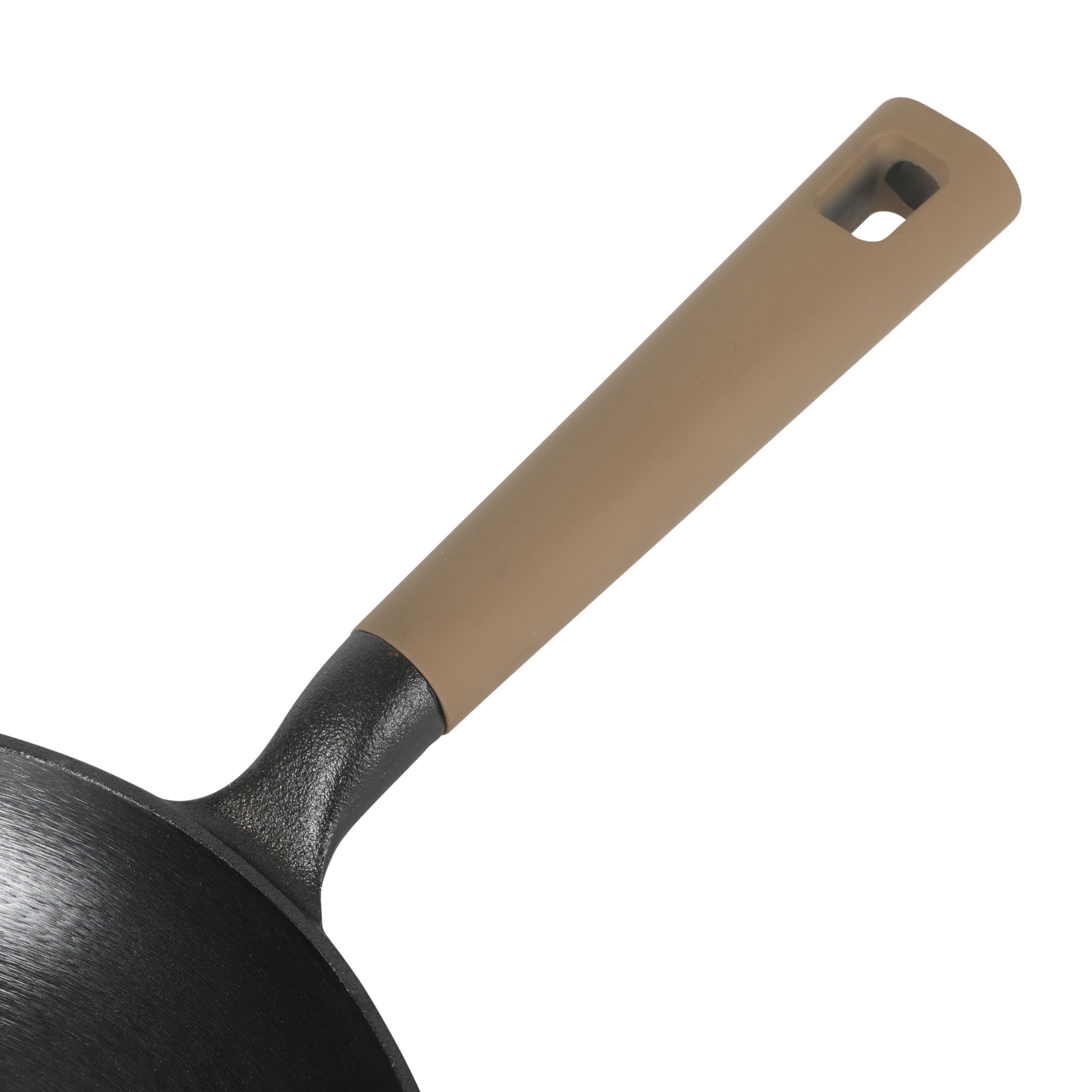 Gibson Home Eaglestone 9.5" Pre-Seasoned Cast Iron Skillet – Black with Stay-Cool Bakelite Handle