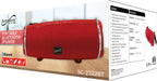 SuperSonic Portable Bluetooth 5.0 Speaker – Red, 14W with FM Radio, USB/SD/AUX & Built-In Mic