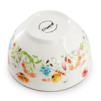 Elama Wildflower Meadow 16-Piece Porcelain Dinnerware Set – Service for 4, Floral Plates, Bowls & Mugs, Microwave & Dishwasher Safe