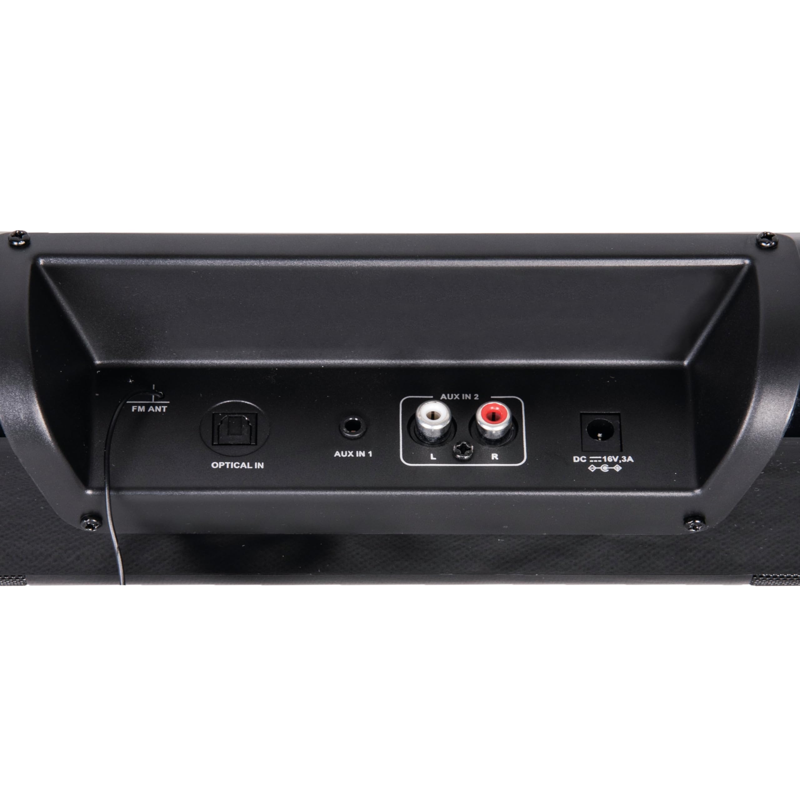 SuperSonic SC-1419SBA 37-Inch 40W Bluetooth & Wi-Fi Soundbar with Alexa Voice Control - Optical, RCA, Aux, FM Radio