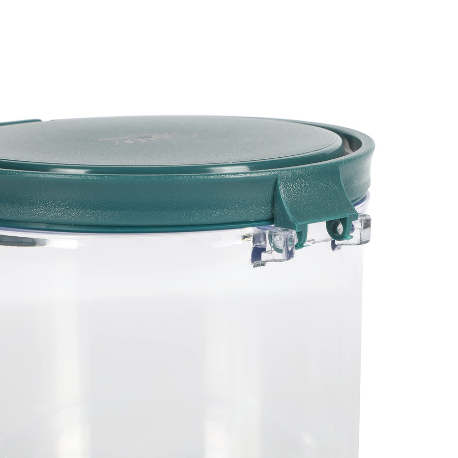 Spice by Tia Mowry Spicy Thyme 4 Piece Plastic Storage Set in Teal