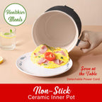 Brentwood HPS-3172BK 1.5 L Multi-Function Electric Hot Pot Cooker with Steamer, Black
