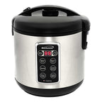Brentwood RC-5110DS stainless steel 7-function smart rice multi-cooker with removable non-stick pot