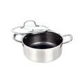 Brentwood B-DUH22L 4-quart 3-ply stainless steel hybrid nonstick Dutch oven