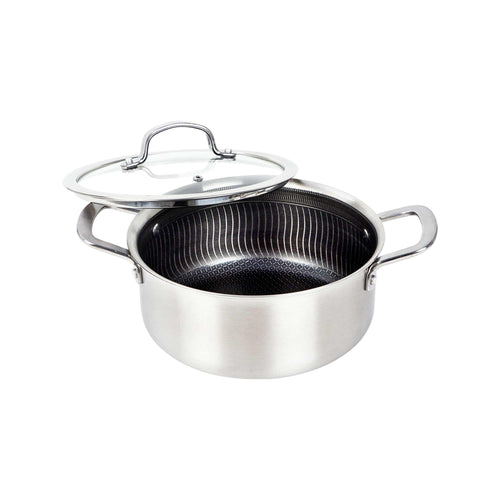 Brentwood B-DUH22L 4-quart 3-ply stainless steel hybrid nonstick Dutch oven