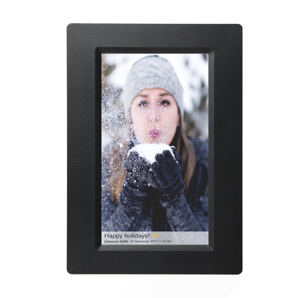 Supersonic 10-Inch Smart WiFi Digital Photo Frame with 16GB Storage, Black