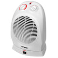 Optimus H-1382 Portable Oscillating Fan Heater with Adjustable Thermostat – 1500W Personal Space Heater for Home & Office