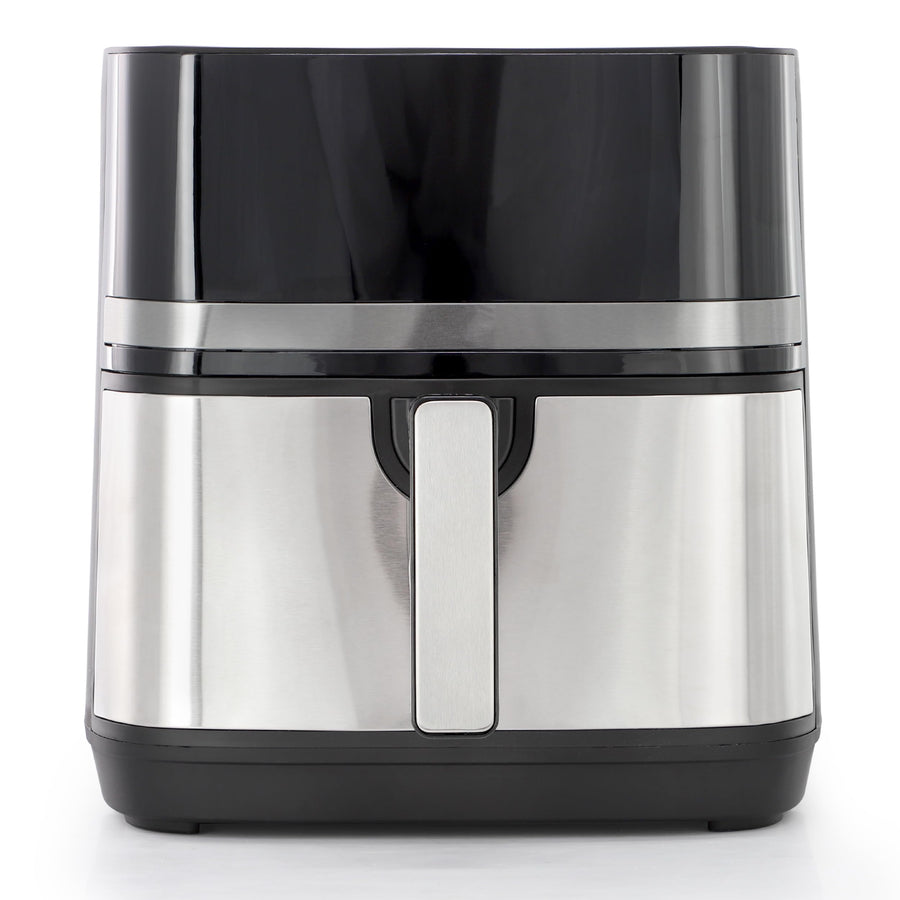 MegaChef 8.5-Quart Digital Air Fryer, Black & Stainless, 125 Liners