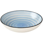 Elama Gia 24-Piece Stoneware Dinnerware Set – Light Blue Service for 6