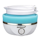 Brentwood KT-1508BL Dual Voltage 120/220V Collapsible Travel Kettle, 0.8 Liter, Blue