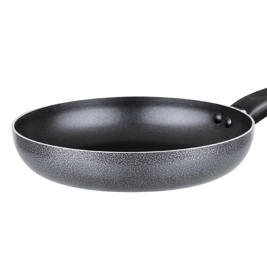 Brentwood 10-Inch Aluminum Non-Stick Wok with Tempered Glass Lid – Gray