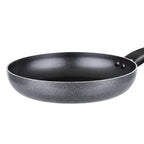Brentwood 10-Inch Aluminum Non-Stick Wok with Tempered Glass Lid – Gray