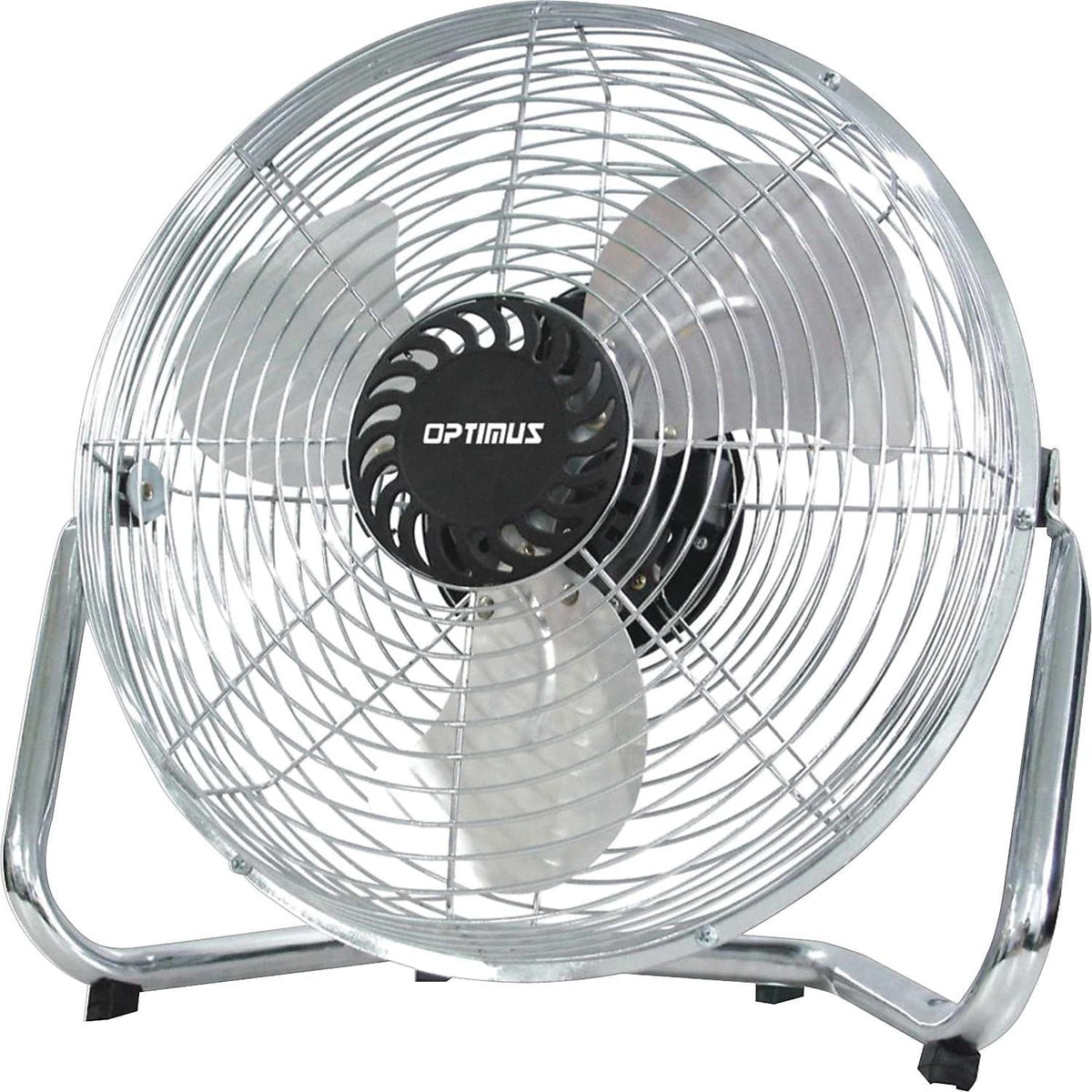 Optimus Industrial Grade 3-Speed High-Velocity Fan, 18 Inches, Chrome, F-4182