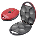 Brentwood 1200W 5-Piece Nonstick Arepa Maker with Adjustable Heat