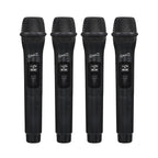 SuperSonic SC-909 2.4G 4-Channel Wireless Microphone System - Four Handheld Mics, 160ft Range, Balanced & Mix Outputs