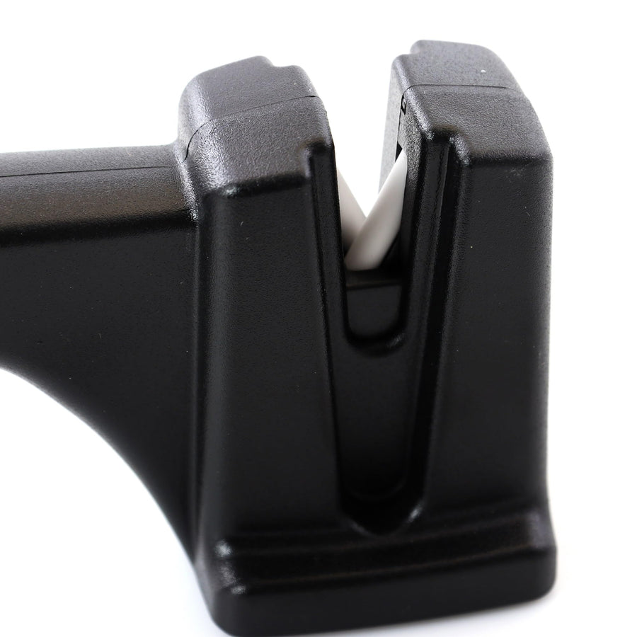 Oster Trussville Handheld Knife Sharpener with Slip-Resistant Handle, Black