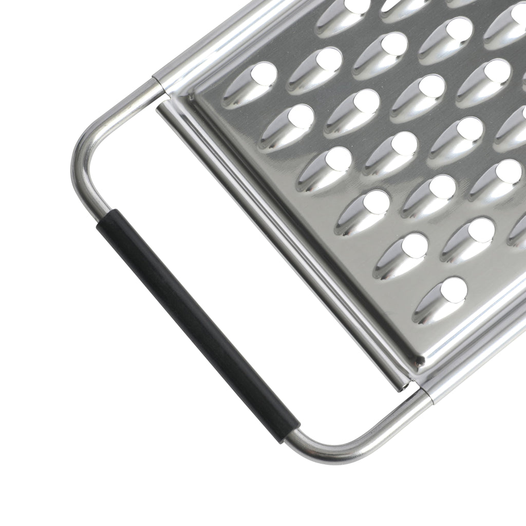 Oster Helmsdale Flat Cheese Grater with Anti-Slip Handle – Stainless Steel Handheld Grater & Zester for Cheese, Chocolate & Citrus