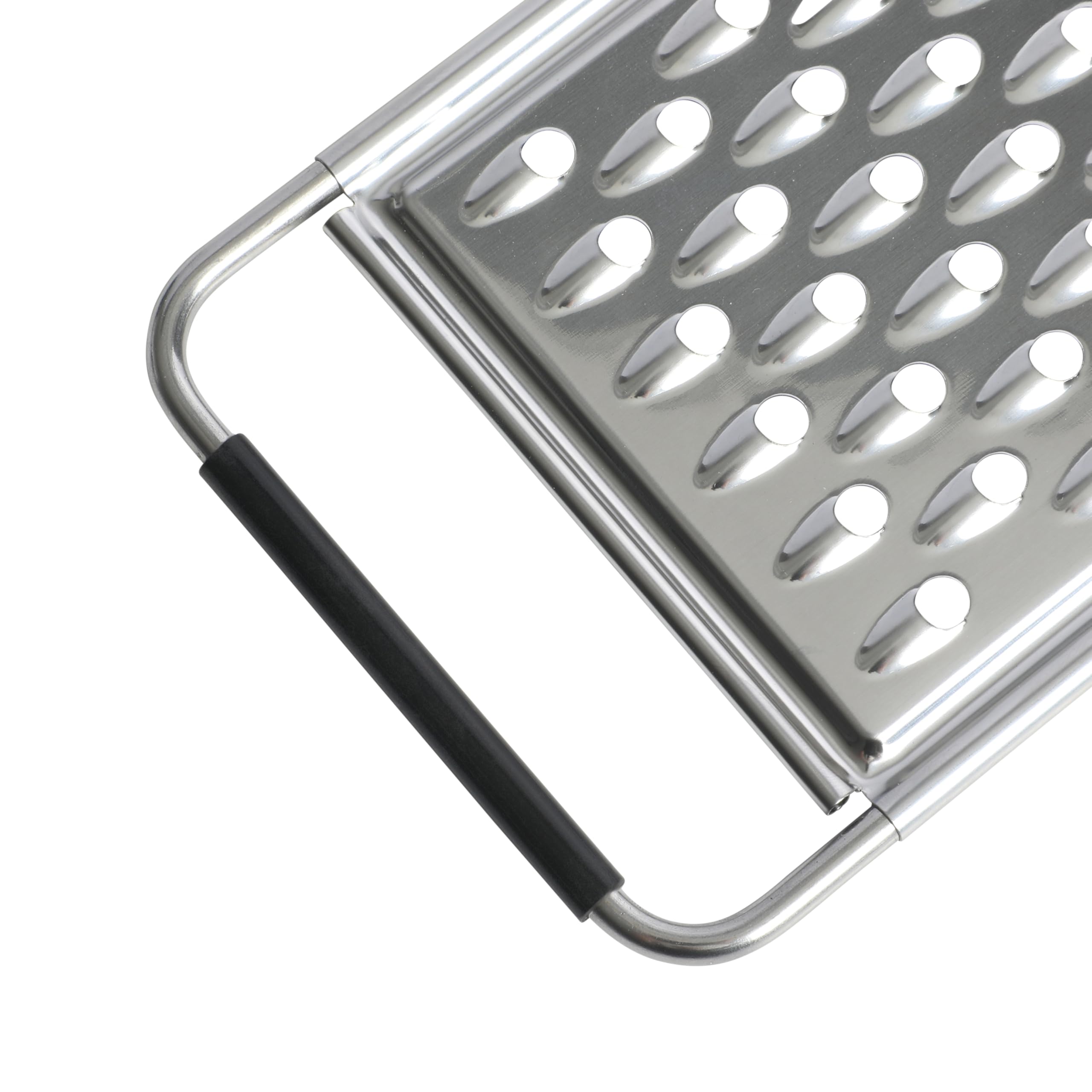 Oster Helmsdale Flat Cheese Grater with Anti-Slip Handle – Stainless Steel Handheld Grater & Zester for Cheese, Chocolate & Citrus
