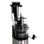 MegaChef Pro Stainless Steel Slow Masticating Juicer – Chrome Silver, Cold-Press Auger, Quiet, Easy-Clean Fruit & Vegetable Juicer