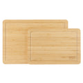 Gibson Home Forestview 2-piece bamboo cutting board set with juice grooves