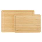 Gibson Home Forestview 2-piece bamboo cutting board set with juice grooves