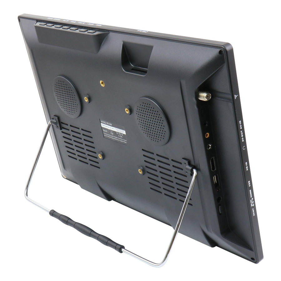 Trexonic Portable Rechargeable 15.4 Inch LED TV with HDMI, SD/MMC, USB, VGA, AV In/Out and Built-in Digital Tuner