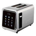 Brentwood TS-228DS 1100W Touch Screen 2-Slice Digital Toaster with Extra Wide Slots - Stainless Steel