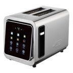 Brentwood TS-228DS 1100W Touch Screen 2-Slice Digital Toaster with Extra Wide Slots - Stainless Steel