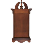 Bedford Clock Delphine 27-Inch Mahogany Chiming Pendulum Wall Clock – Roman Numerals & Golden Accents