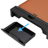 Electric Indoor Grill, 21.63 in Copper Nonstick, 1500W with Detachable Thermostat and Grease Tray, by MegaChef