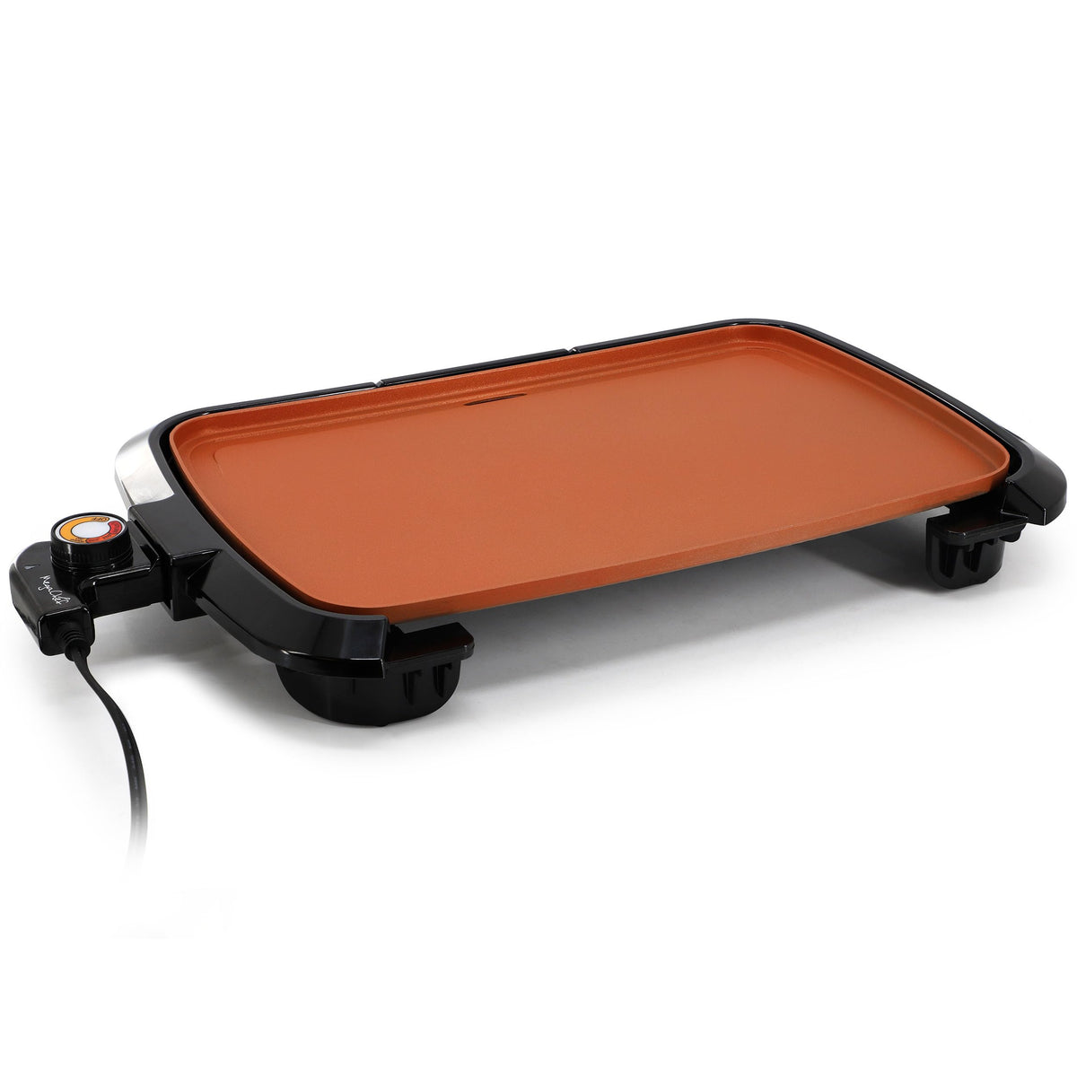 MegaChef 16 Inch Electric Grill with Copper Non-Stick Coating, 1200W