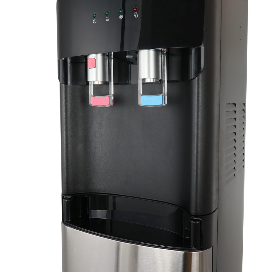 MegaChef MC-HWD1158 Bottom-Load Hot & Cold Water Dispenser, Silver