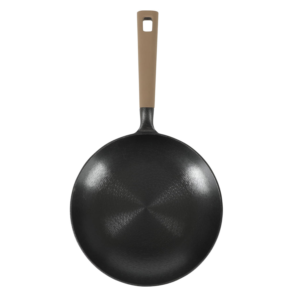 Gibson Home Eaglestone 9.5" Pre-Seasoned Cast Iron Skillet – Black with Stay-Cool Bakelite Handle