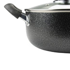 Brentwood BPS-207G 7-Piece Non-Stick Aluminum Cookware Set - Granite Finish, Fully Dishwasher Safe
