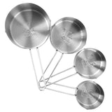 MegaChef 14-Piece Stainless Steel Prep Set, 6 Mixing Bowls + 4 Measuring Cups & 4 Measuring Spoons