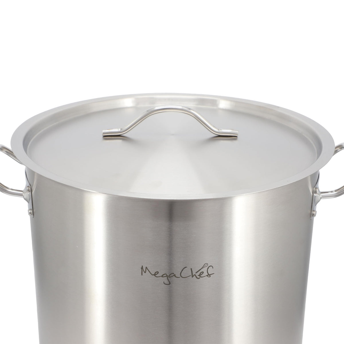 MegaChef MG-200707 52.8-Quart Stainless Steel Stock Pot with Lid