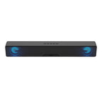 Supersonic SC-1423SB portable black 2.0-channel Bluetooth soundbar with RGB lighting