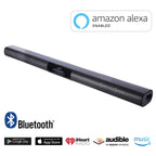 SuperSonic SC-1419SBA 37-Inch 40W Bluetooth & Wi-Fi Soundbar with Alexa Voice Control - Optical, RCA, Aux, FM Radio