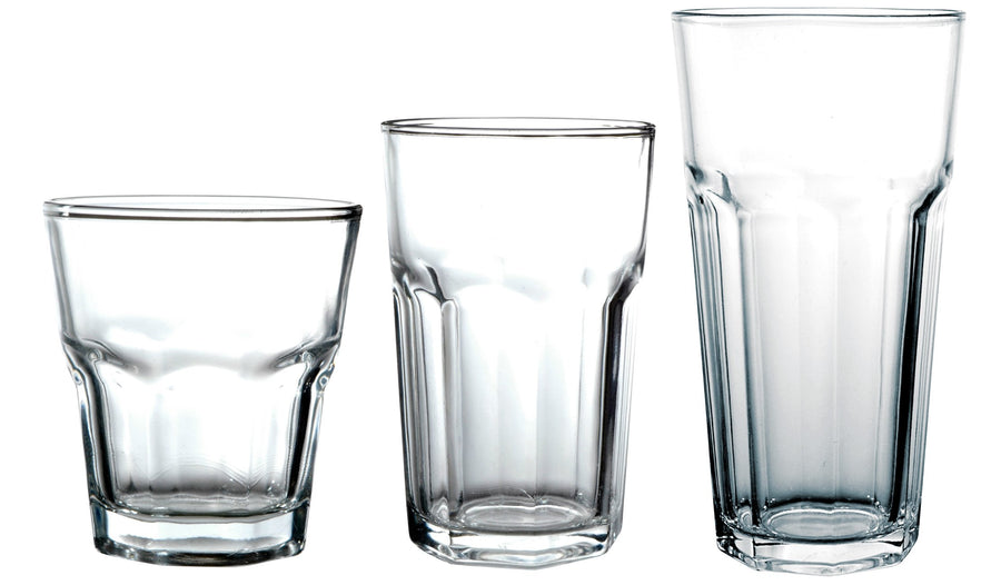 Better Chef GL-18 Glassware Set, 3 sizes, Clear