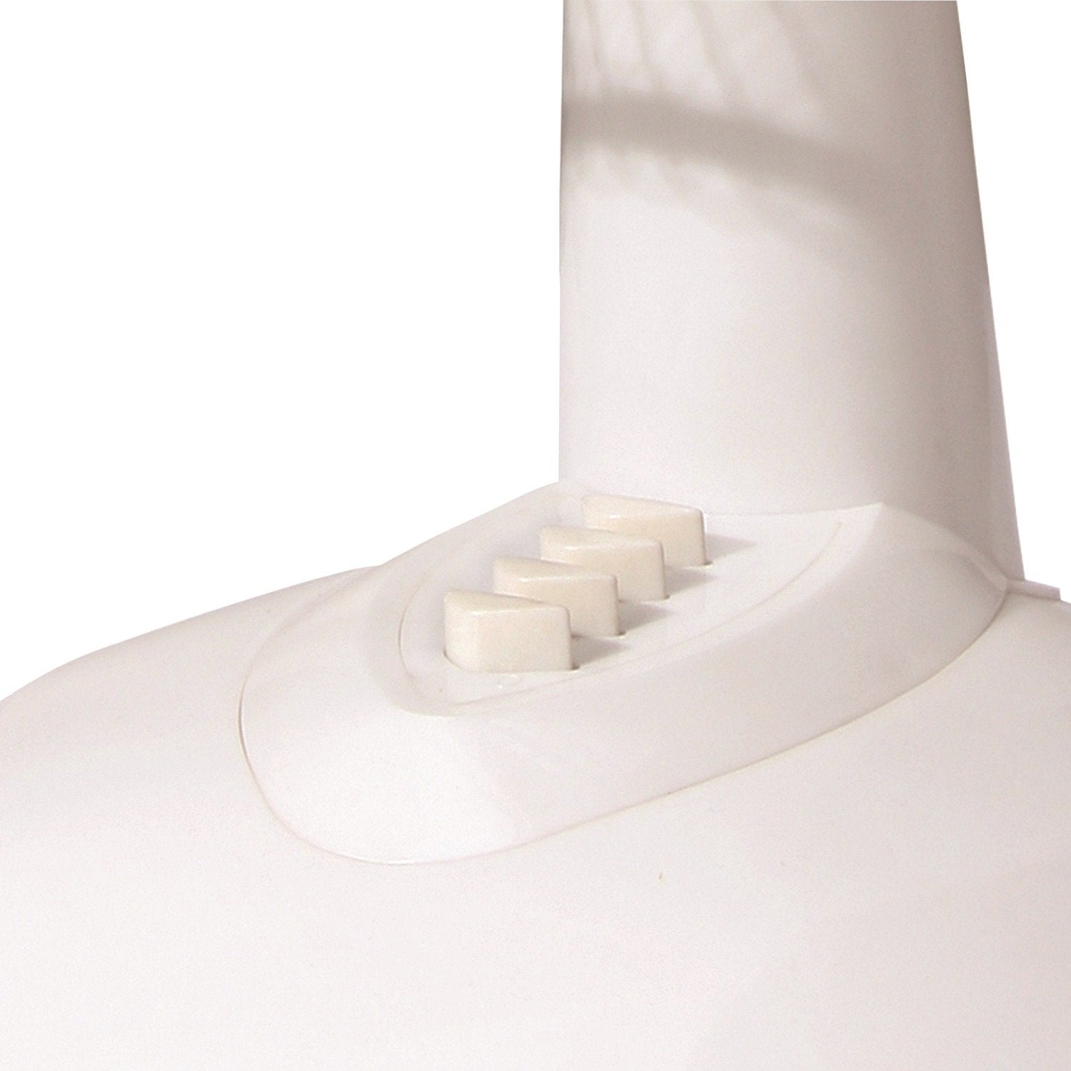 Brentwood Kool Zone F-12DW 12 Inch 3-Speed Oscillating Desk Fan - White, 32W