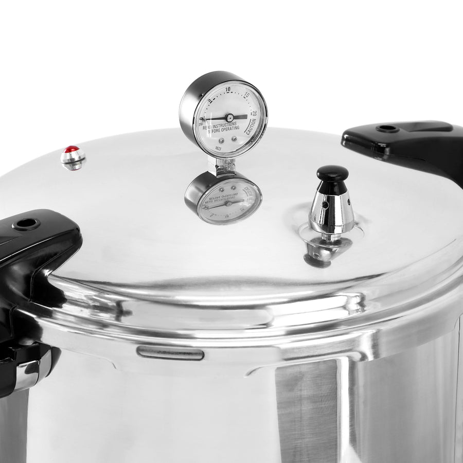 MegaChef 24-Quart Aluminum Stovetop Pressure Cooker & Canner