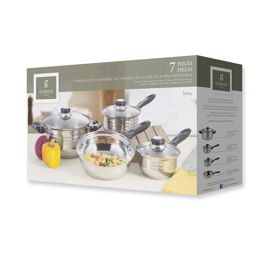 Lybra stainless steel cookware set product photo 6