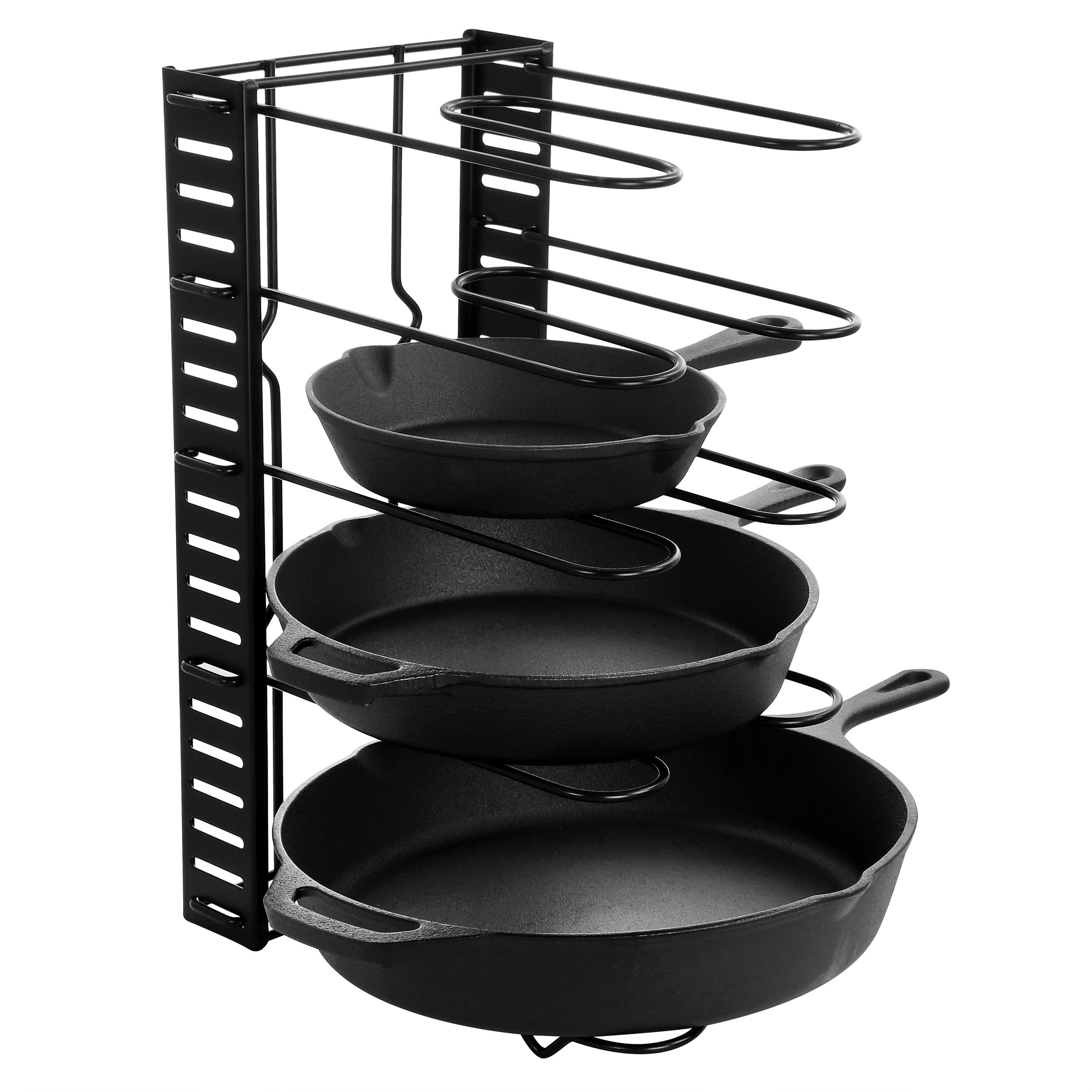 MegaChef 12-Piece Pre-Seasoned Cast Iron Cookware Set – Black & Red | Skillets, Dutch Oven & Accessories