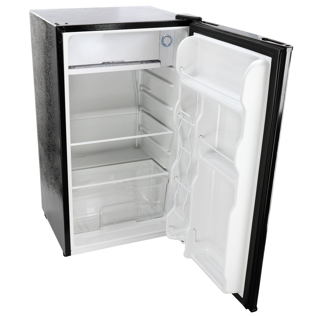 MegaChef 3.2 Cubic Foot Compact Mini Refrigerator with Freezer in Black